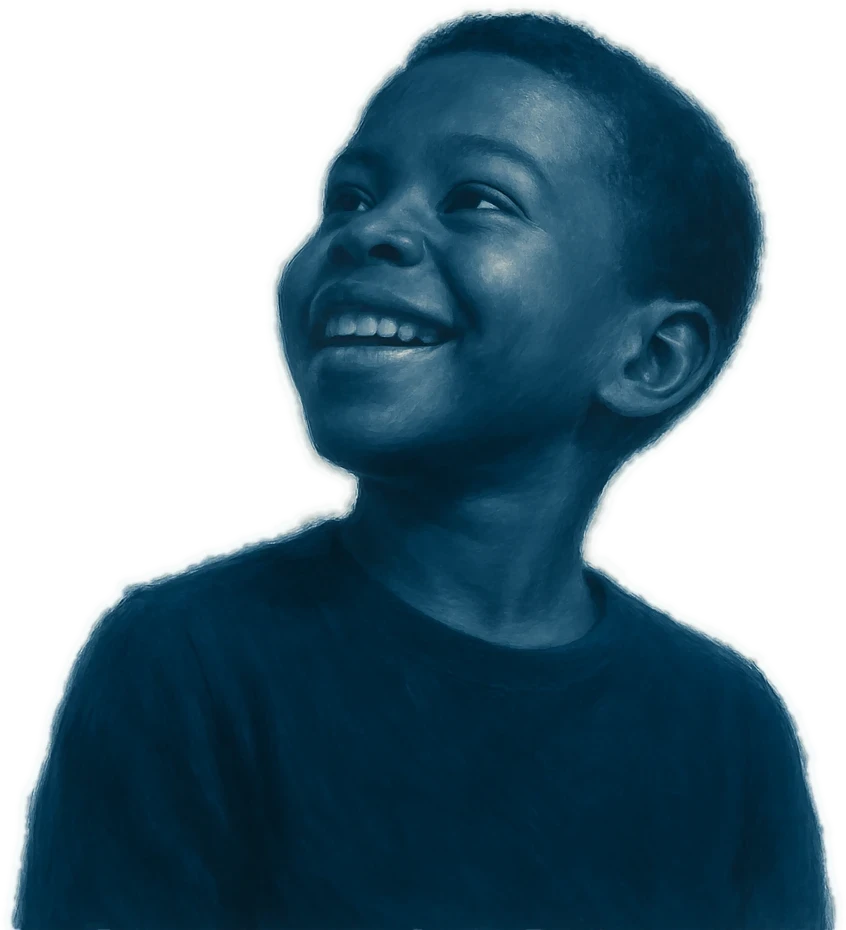 Teen and caregiver reading a short mental health guide at a community table.